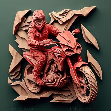 3D модель Honda CRF250M (STL)